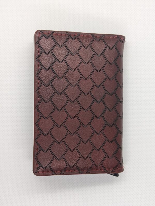 Red Dragon Scale pop-up card wallet - Image 3